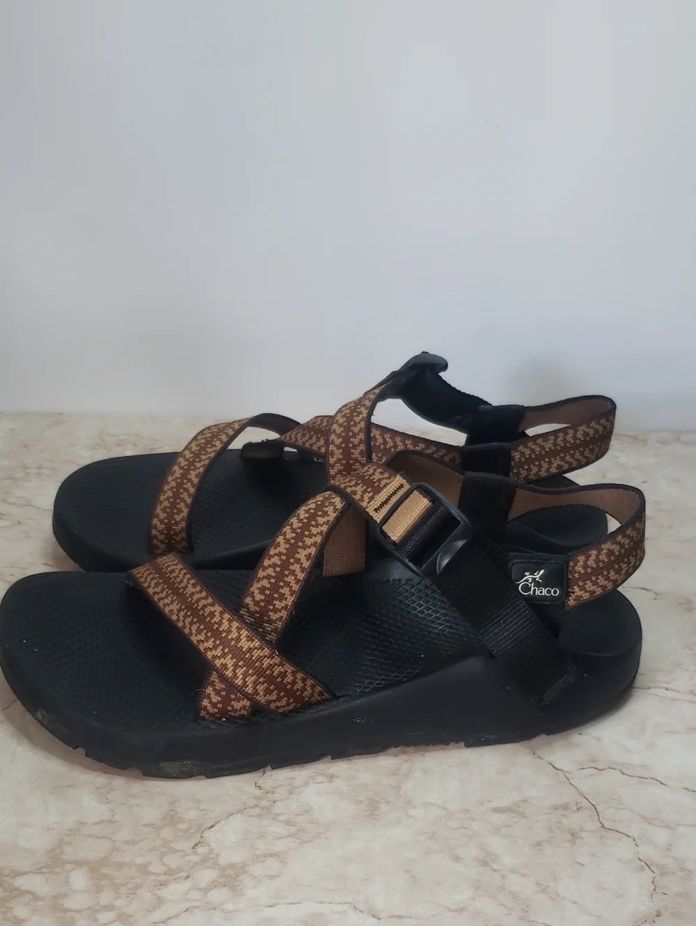 Chaco Brown Mens Strappy Sports Sandals Size 12